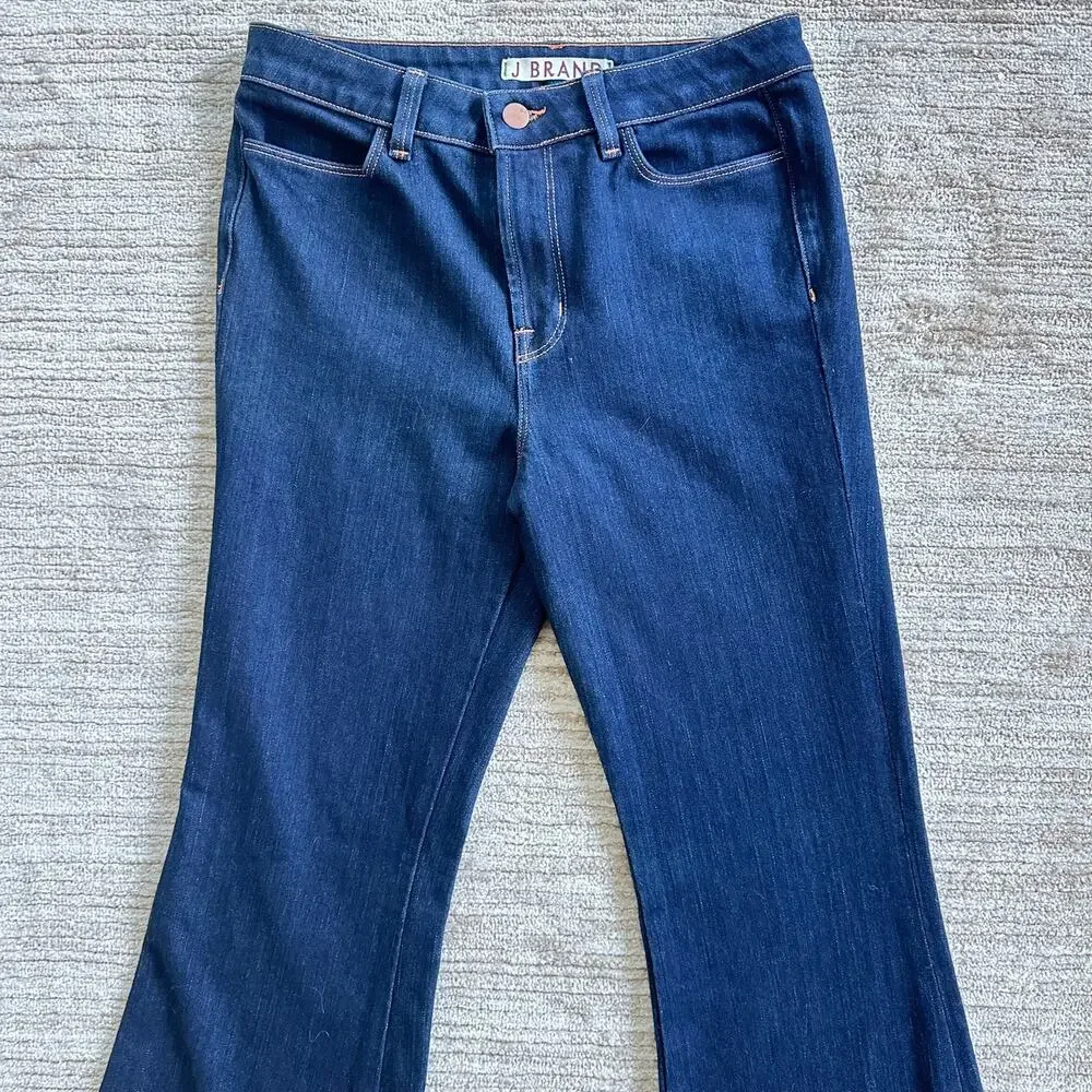 J Brand The Doll Super Flare Sz 29 Indigo Blue Dark Wash Stretch Jeans #1797‎